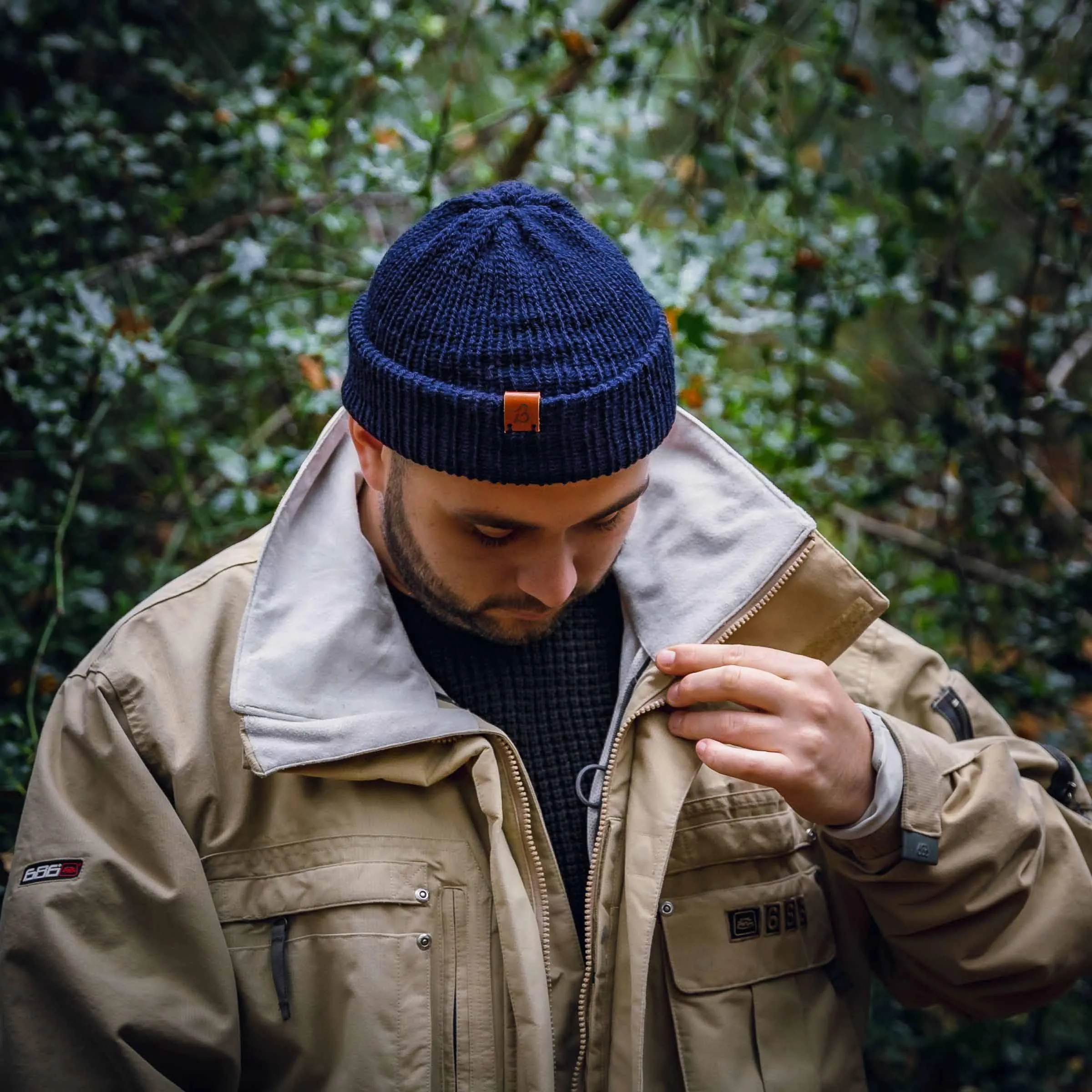 Grey Mix Slack Fit Wooly Hat
