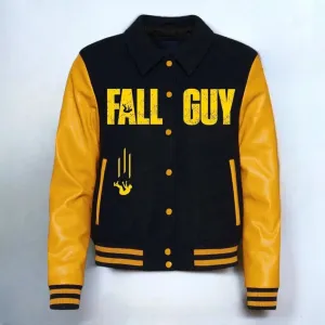 Handmade Black and Yellow Ryan Gosling "The Fall Guy" Bomber Jacket