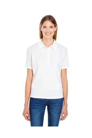 Hanes 035P: Ladies' 6.5 oz. X-Temp(r) Pique Short-Sleeve Polo with Fresh IQ