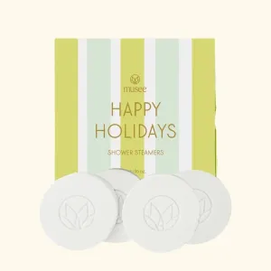 Happy Holidays Shower Steamers