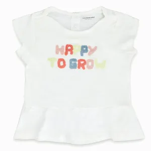 Happy to Grow-UK-Girls Peplum Top