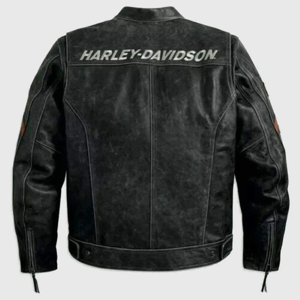 Harley Davidson Men's Premium Cowhide Leather Jacket