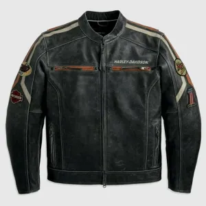 Harley Davidson Men's Premium Cowhide Leather Jacket