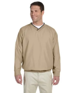 Harriton Adult Microfiber Wind Shirt 2 XLargr Stone Black
