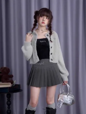 High waist pleated skirt【s0000010686】