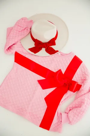 HOLIDAY SEASON QUILTED PULLOVER