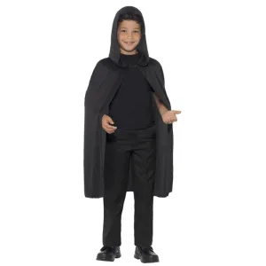 Hooded Cape Child - Black