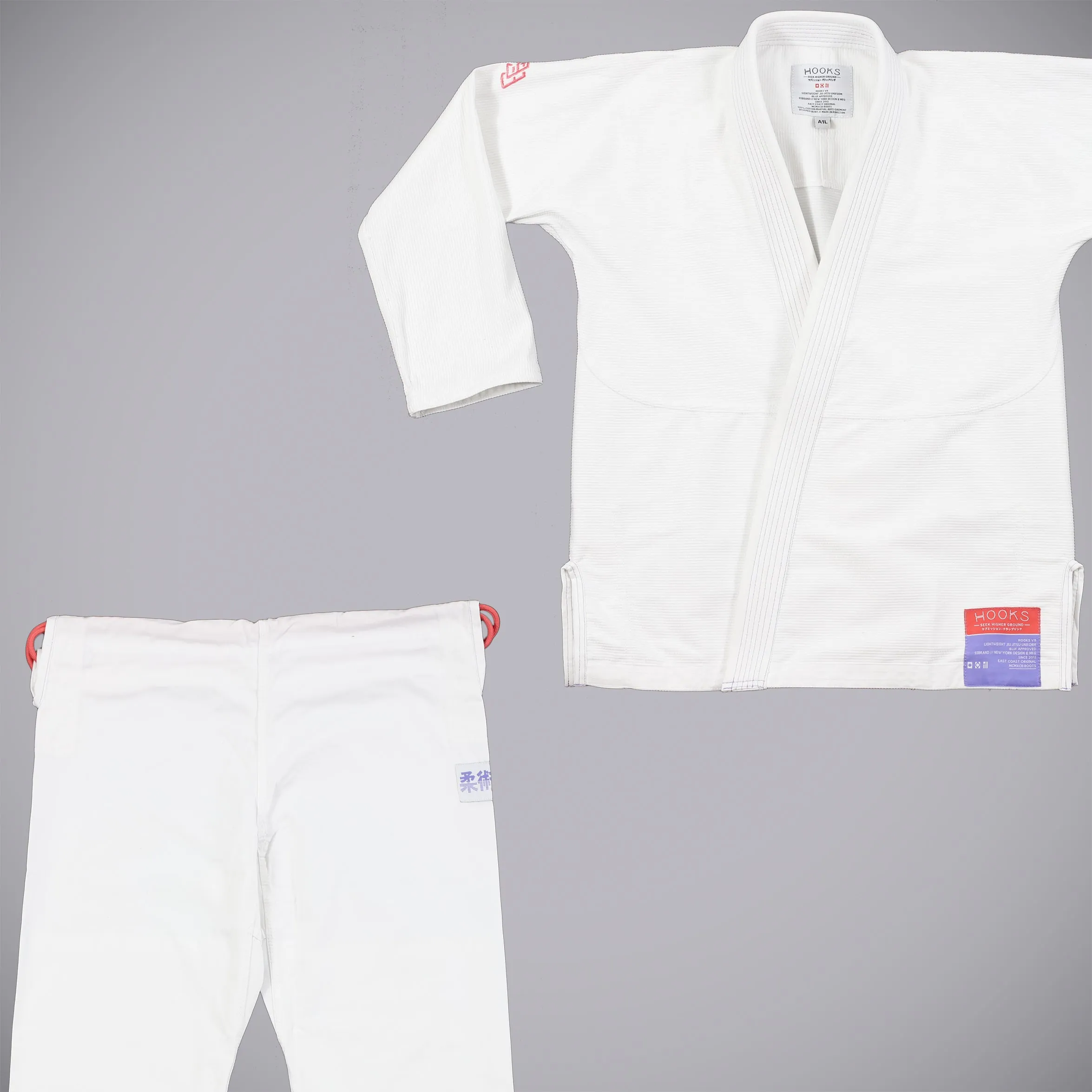 HOOKS V5 Jiu Jitsu Gi - White