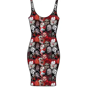 Horror Patches Adult Bodycon