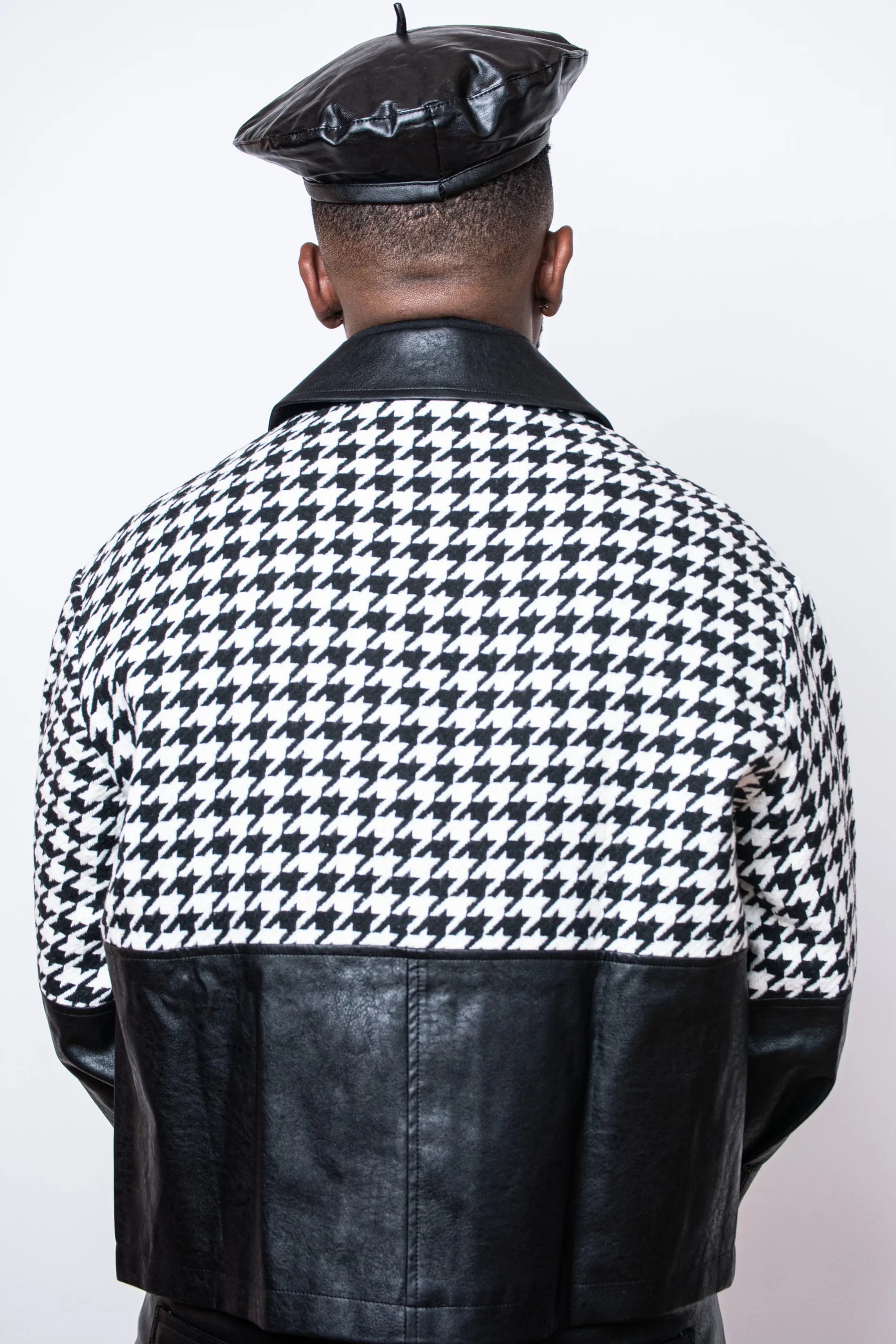 Houndstooth Splice Jacket