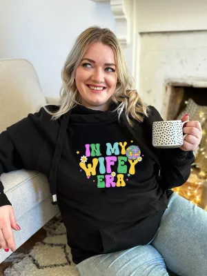 'In My Wifey Era' Luxe Hoodie - Black