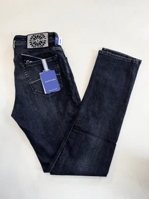 JACOB COHEN Black Jean Black Stitch