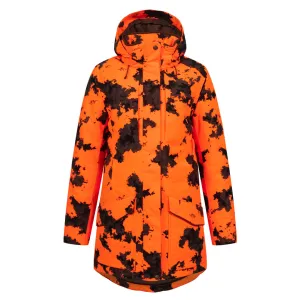 Janina Down Waterproof Jacket - Blaze Orange Camo by Blaser