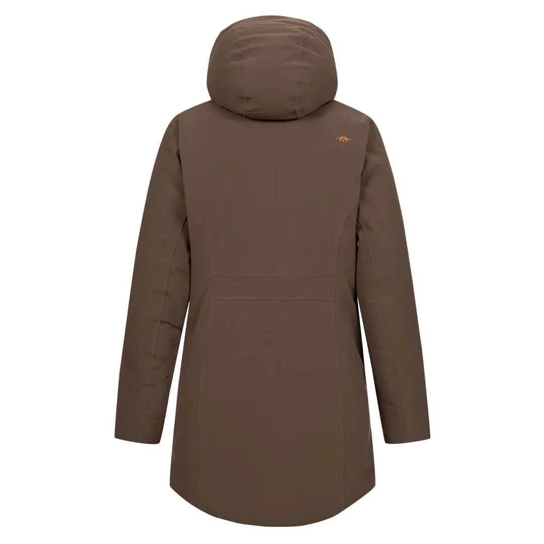 Janina Down Waterproof Jacket - Dark Brown by Blaser