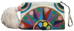 Karina Handmade Wayuu Punch-needle Clutch