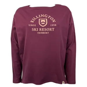 Killington Logo Women's Shield Info Long Sleeve Tee