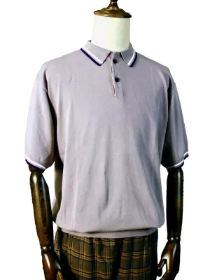 Knitted Short-Sleeve Polo Shirt
