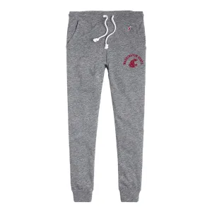 League Men's Washington State Grey Jogger Sweats