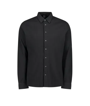 Lesli Micro Waffle Shirt – Navy