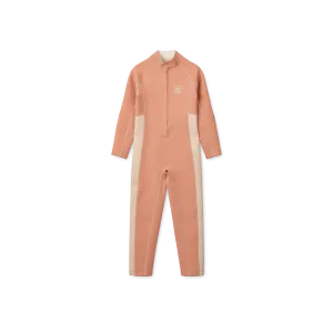 Liewood Maverick Long-Sleeve Wetsuit - Tuscany Rose