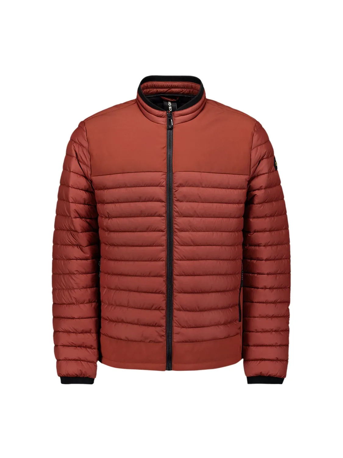 Lightweight Quilted Jacket with Matte Finish | Rusty