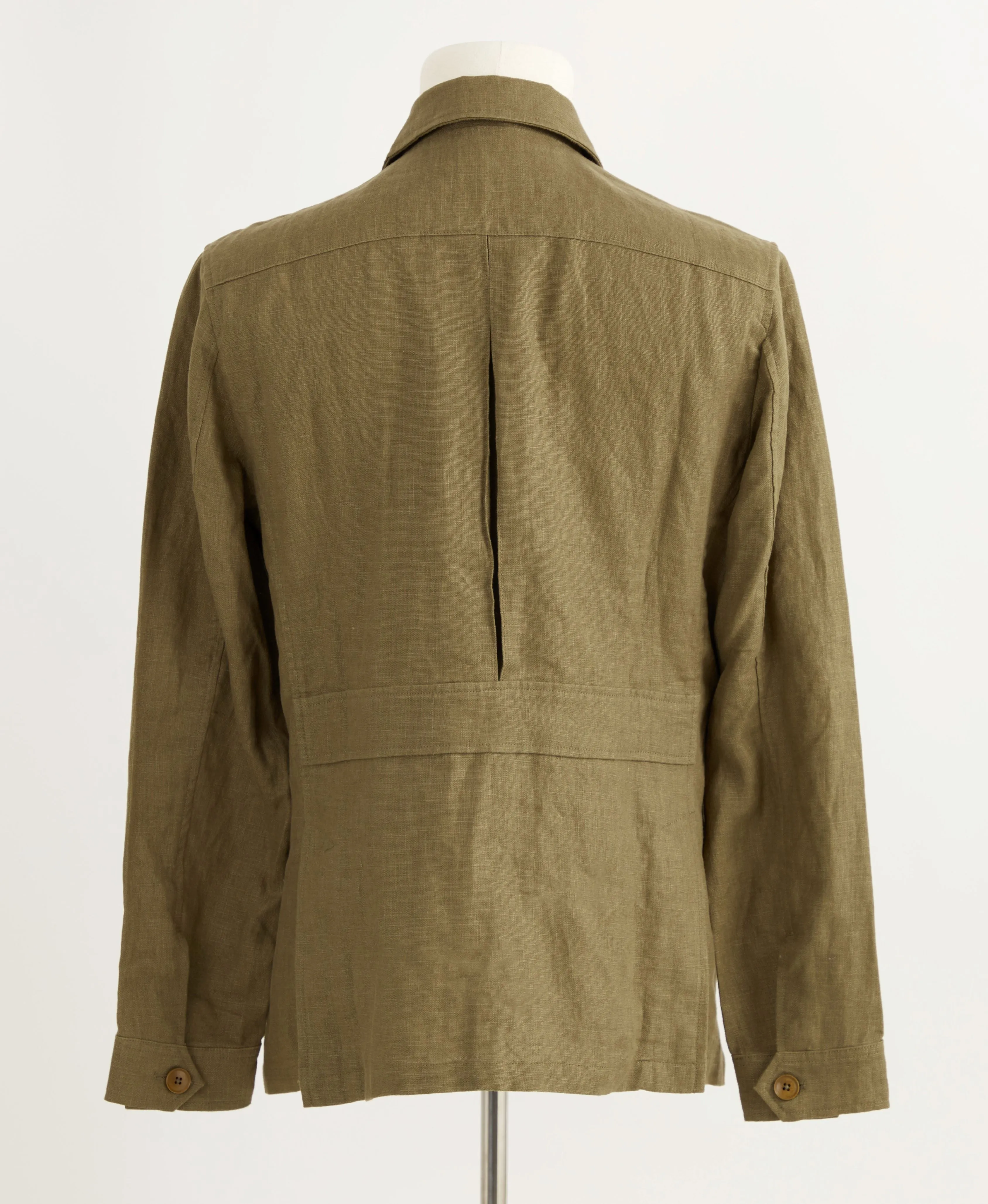 Linen Safari Jacket