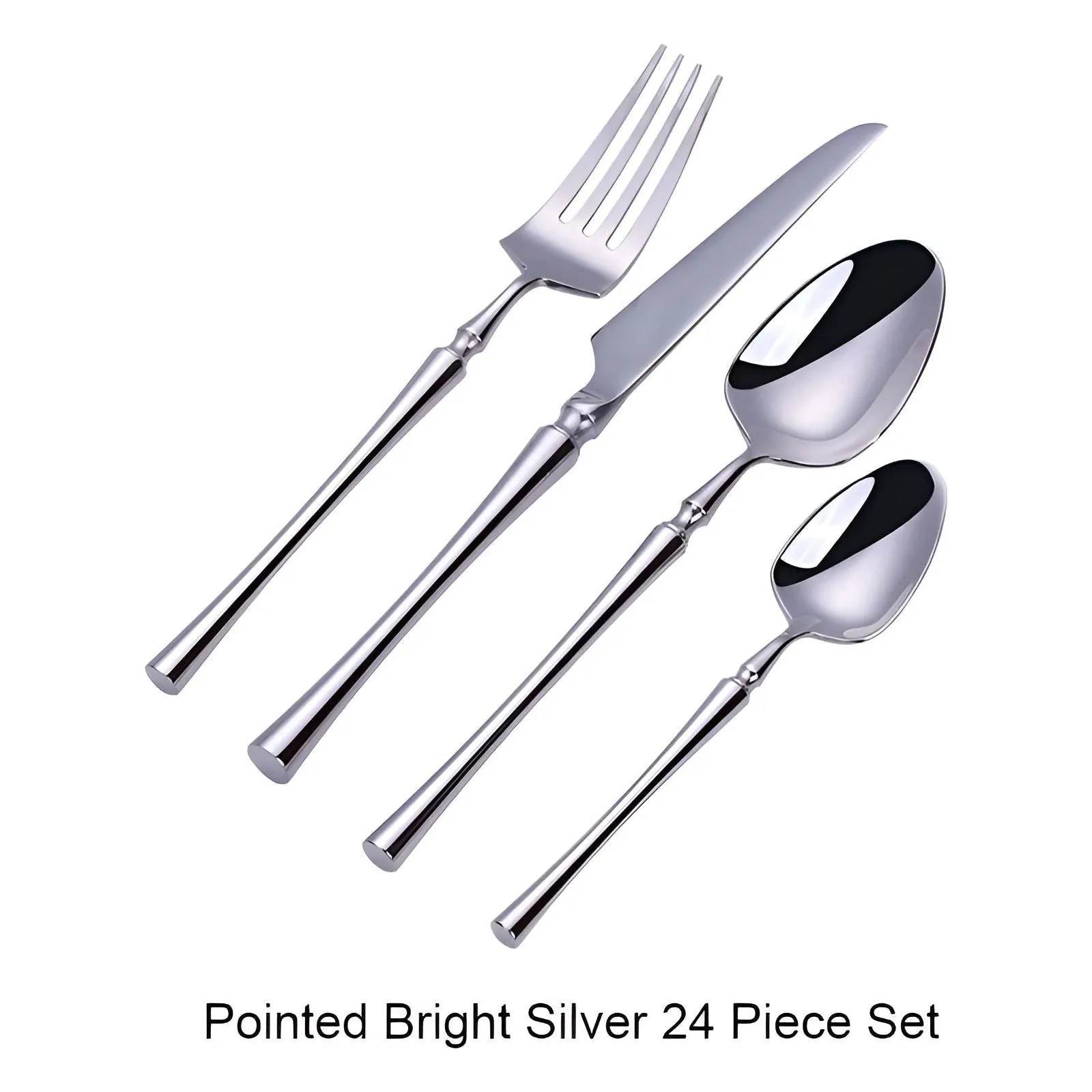 LuxeDining Besteckset - Edelstahl Spülmaschinenfestes Besteckset 5 set
