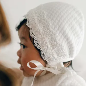 Madeline Quilted Newborn Bonnet