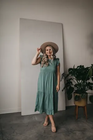 Madelyn Summer Dress in Sage