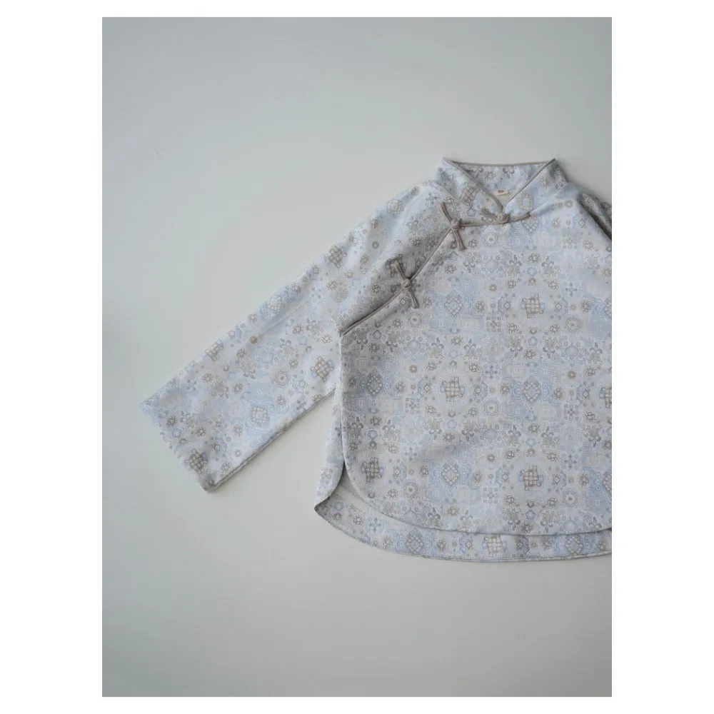 MaNa Boys' Jacquard Jacket with Oversized Sleeves