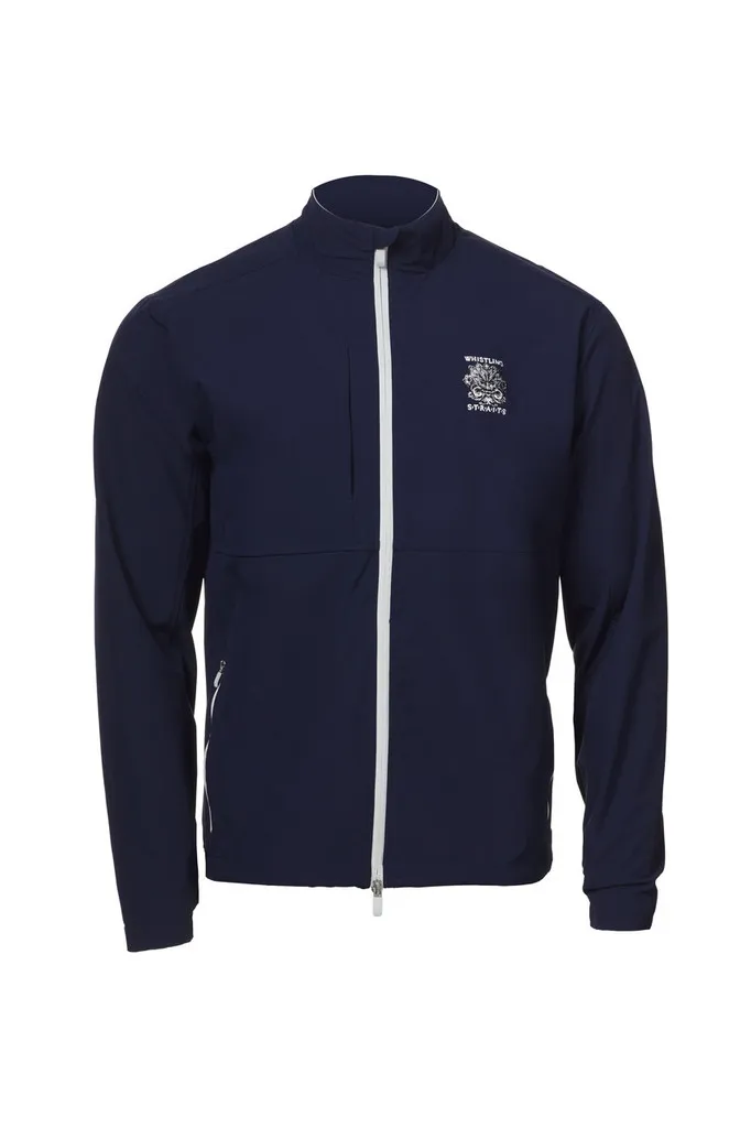 MEN&#039;S STRAIGHT DOWN® TRAVELER JACKET. WHISTLING STRAITS® LOGO EXCLUSIVELY. 2 COLOR OPTIONS. 