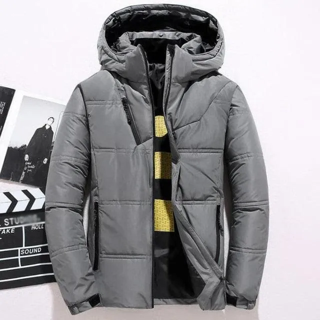 Men's -20 Degree Winter Down Warm Hooded Thick Snow Parka