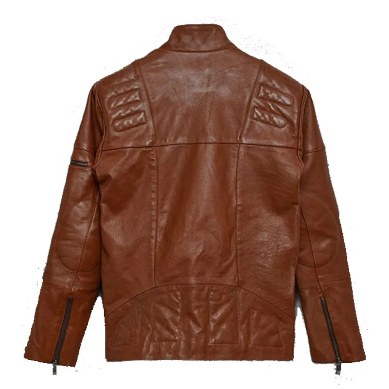 Mens Best Looking Boys Fashion Biker Cruiser Leather Blazer Jacket