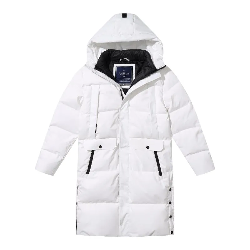 Men's Blanc Full Length Down Jacket