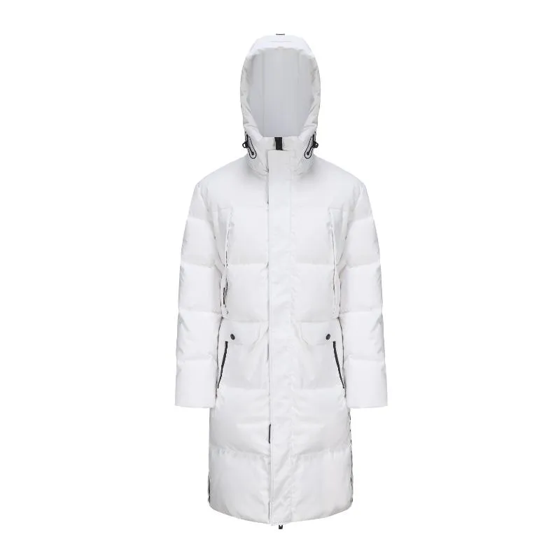 Men's Blanc Full Length Down Jacket