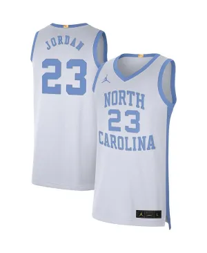Men's Brand Michael Jordan White North Carolina Tar Heels Limited Retro Jersey, White