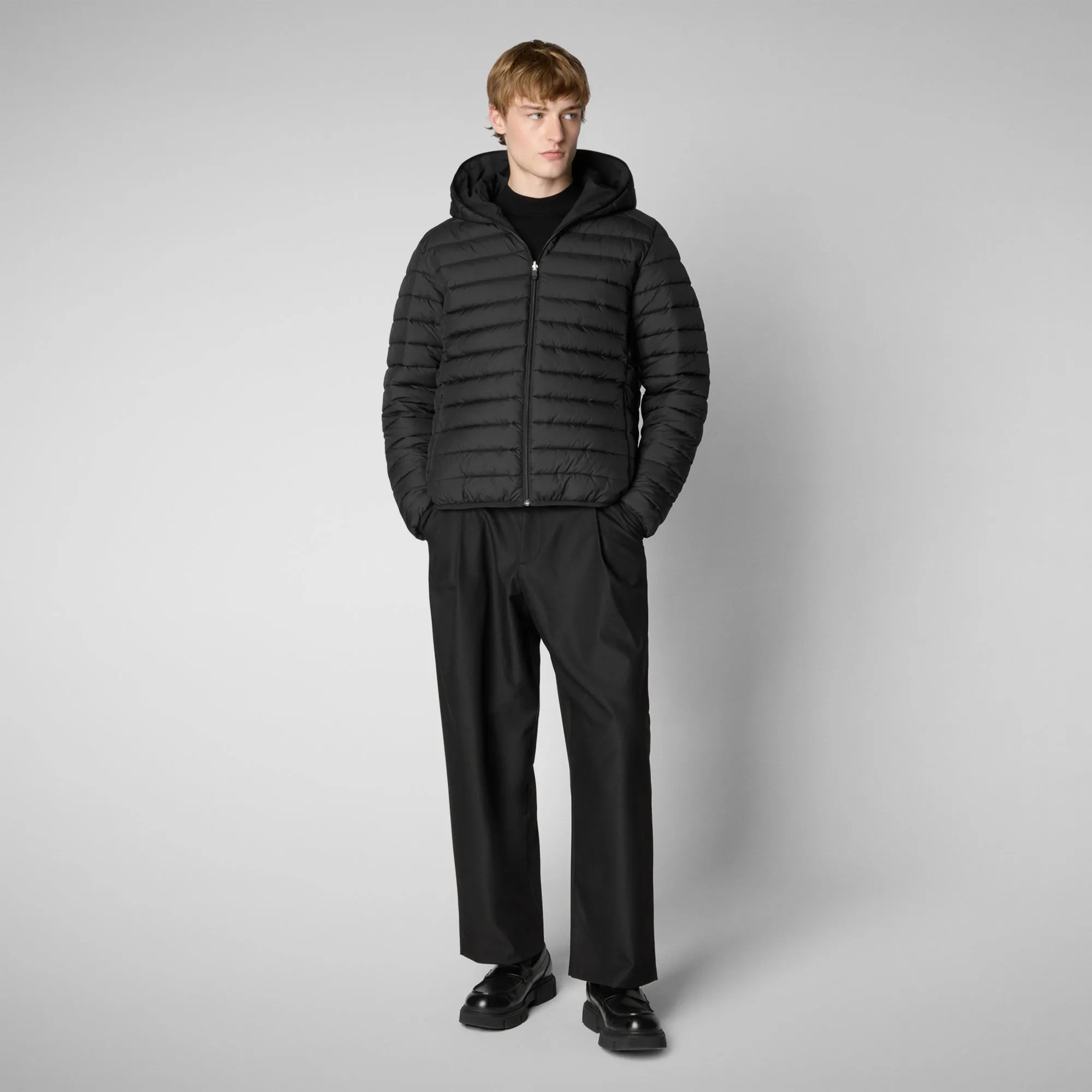 Men's  Hooded Jacket Ezra in Black