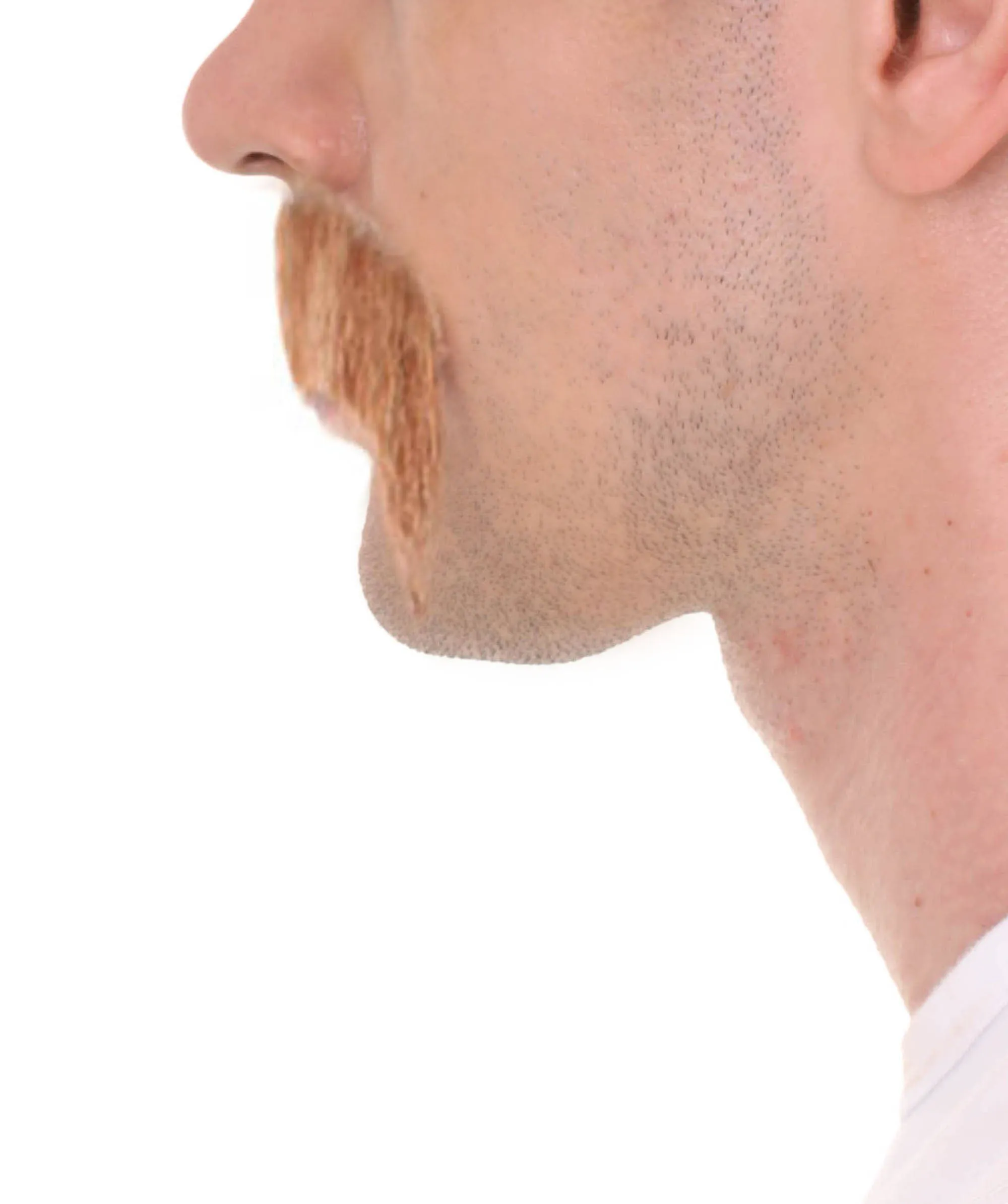 Men's Horseshoe Human Hair Mustache Styles | Facial Hair Multiple Colors Option | HPO