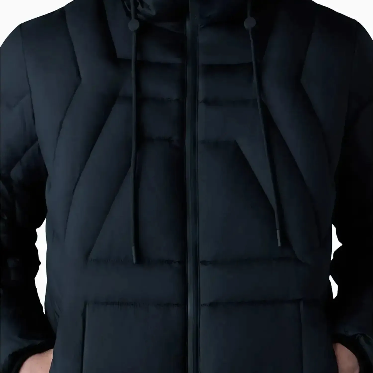 Men's LUKE Softwash Geometrical Channel Quilt Down Jacket