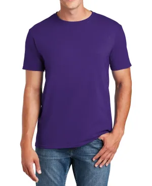 Men's Semi-Fitted Crew Neck Casual Cotton Tee