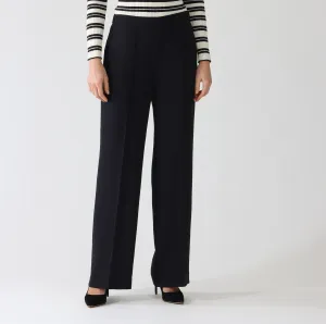 Midnight Blue Washington Wide Leg Tailored Pants