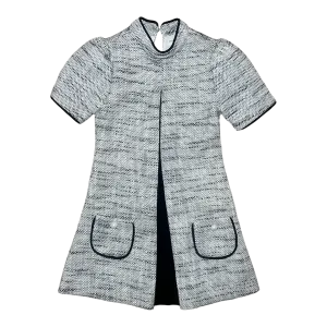 Mills Dress- Nantucket Navy Tweed