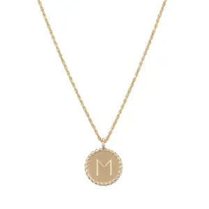 Mini Imperial Disc Pendant Necklace