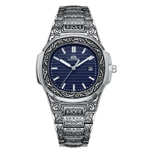 MLB 'Henry' Luxury Engraved Vintage Watch