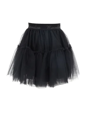 Monnalisa - Black Tulle Skirt