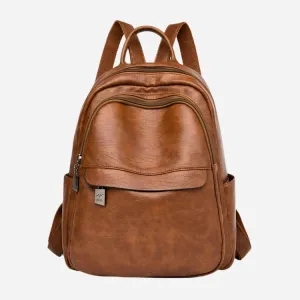 Multifunction Leather Backpack for Women