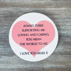 Mum Coaster