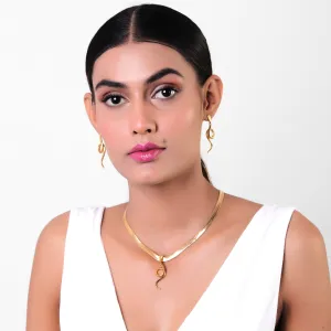 Necklace - Slither Coiled Serpentine