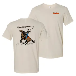 Neutral Western Tee