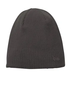 New Era Knit Branded Beanies, Slate Grey